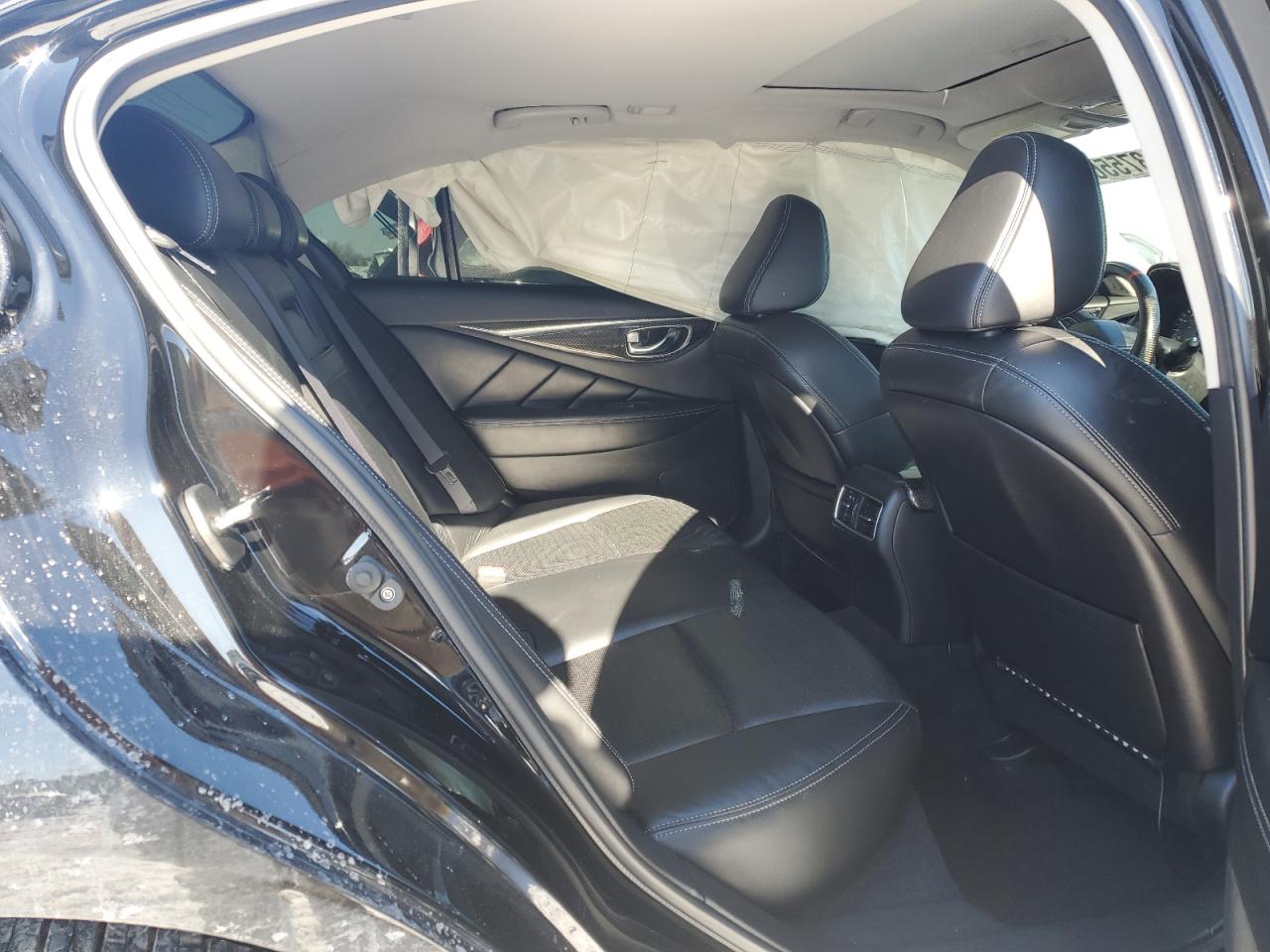 2019 Infiniti Q50 VIN JN1EV7AR1KM591984 Copart auction photo, front end / side damage thumbnail 11
