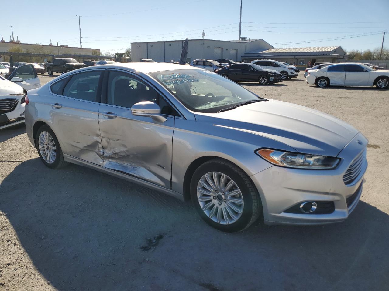 2015 Ford Fusion VIN 3FA6P0PU1FR105403 Copart auction photo, side damage thumbnail 4