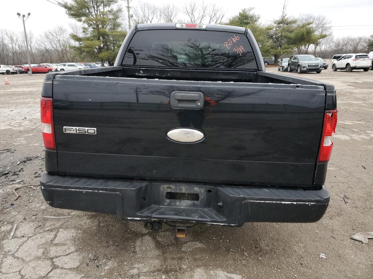 2008 Ford F-150 VIN 1FTPW14V08FA08066 Copart auction photo, side / undercarriage damage thumbnail 6