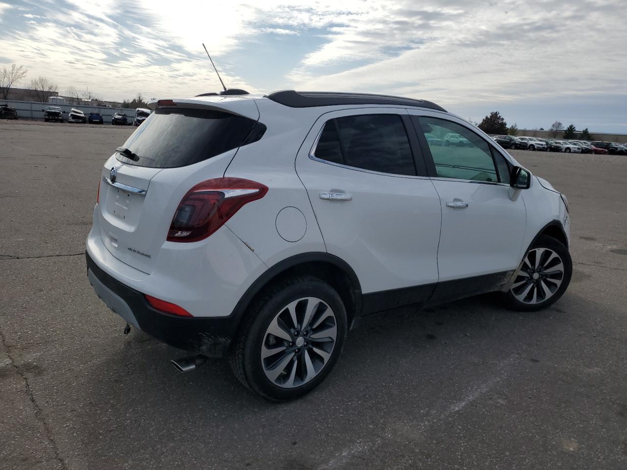2021 Buick Encore VIN KL4CJASB7MB316255 Copart auction photo, front end / undercarriage damage thumbnail 3