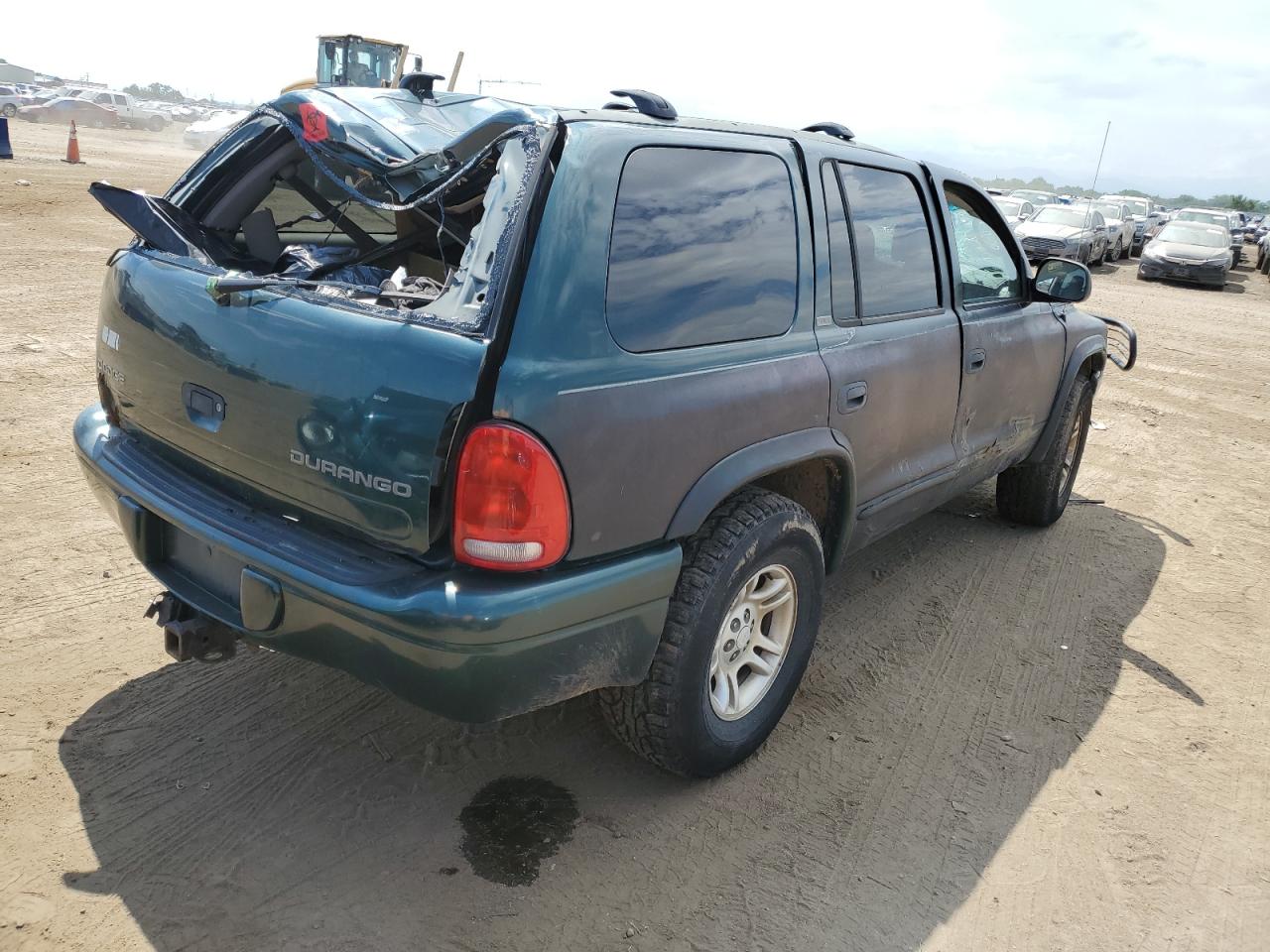 2002 Dodge Durango VIN 1B8HS48N52F125043 Copart auction photo, top/roof damage thumbnail 3