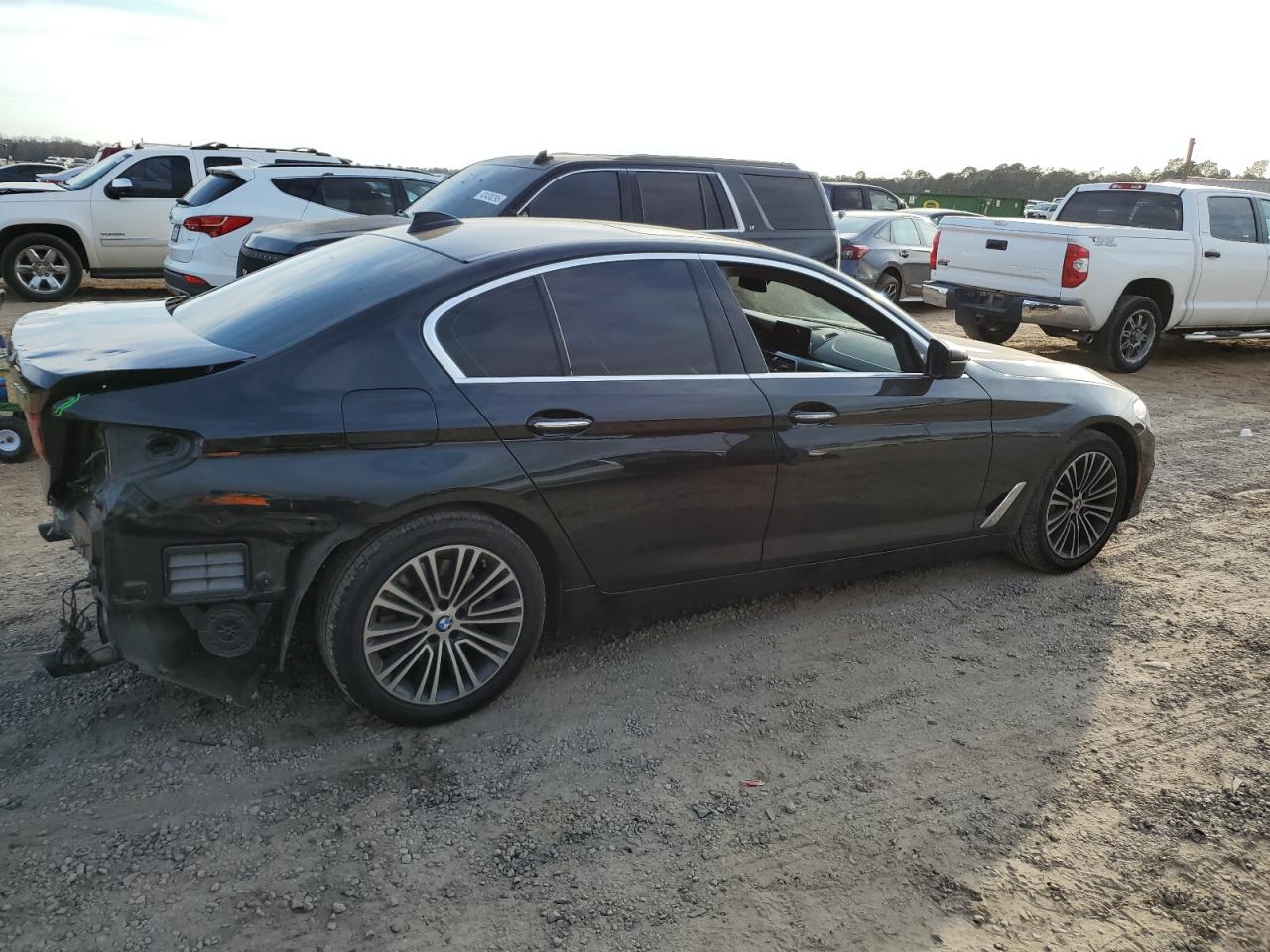 2018 BMW 5er VIN WBAJA5C5XJWA35973 Copart auction photo, rear end / mechanical damage thumbnail 3
