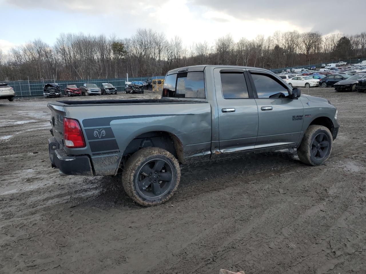 2013 RAM 1500 VIN 1C6RR7GT1DS591320 Copart auction photo, side damage thumbnail 3