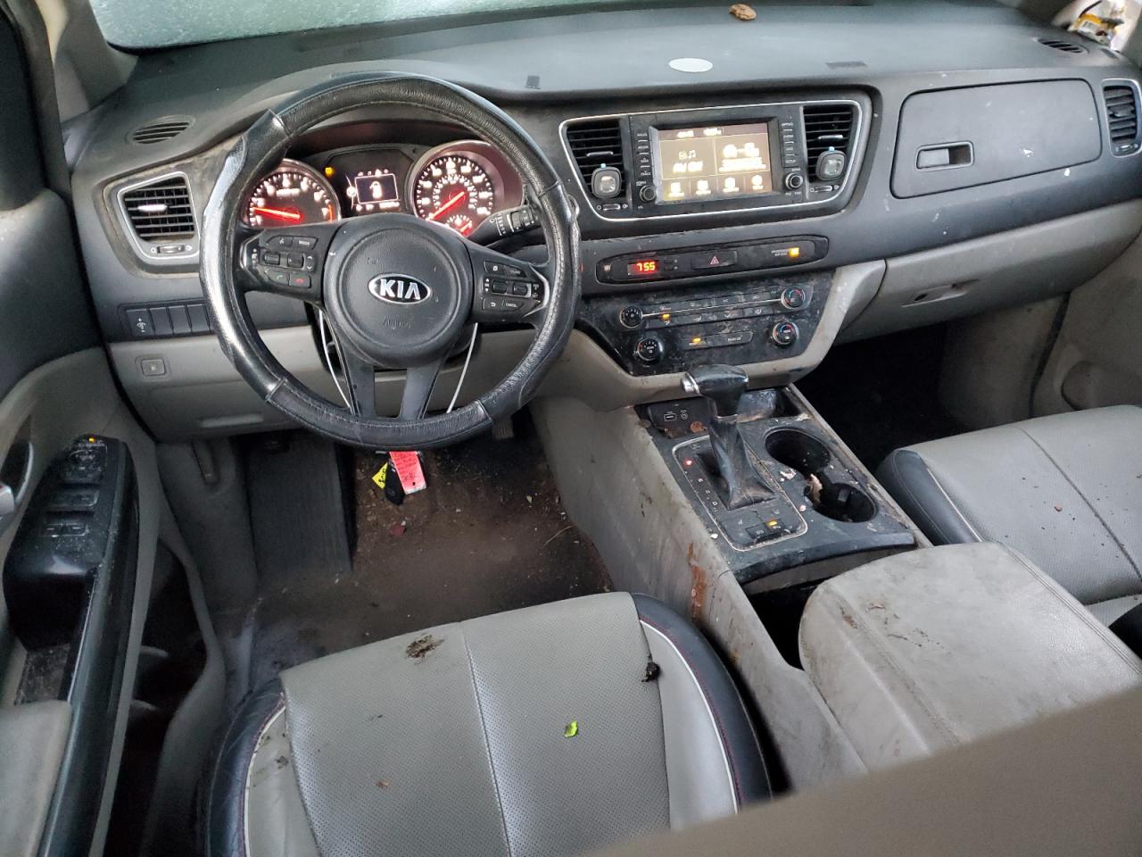 2018 KIA Sedona VIN KNDMB5C19J6423932 Copart auction photo, front end / side damage thumbnail 8