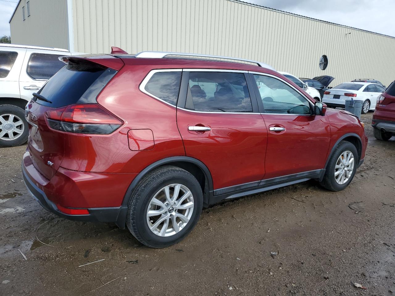 2018 Nissan Rogue VIN 5N1AT2MT4JC734647 Copart auction photo, side damage thumbnail 3