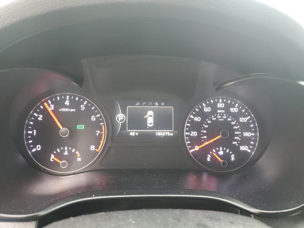 2016 KIA Optima VIN 5XXGW4L24GG001467 Copart auction photo, front end / rear end damage thumbnail 9