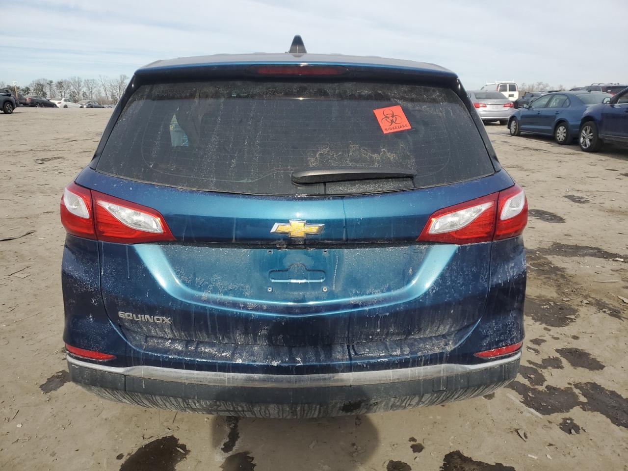 2021 Chevrolet Equinox VIN 2GNAXUEV0M6128237 Copart auction photo, front end / side damage thumbnail 6