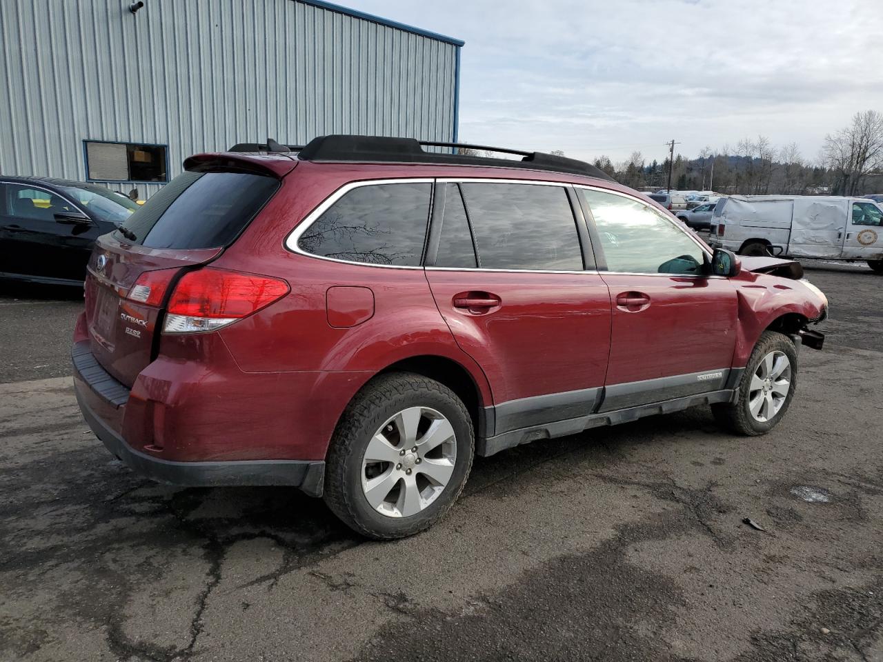 2011 Subaru Outback VIN 4S4BRBKC1B3348064 Copart auction photo, front end damage thumbnail 3