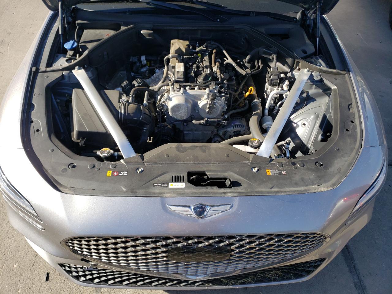 2022 Genesis G70 VIN KMTG34TAXNU094665 Copart auction photo, side / undercarriage damage thumbnail 11