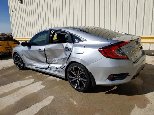 2021 Honda Civic VIN 2HGFC2F86MH520331 Copart auction photo, side damage thumbnail 2