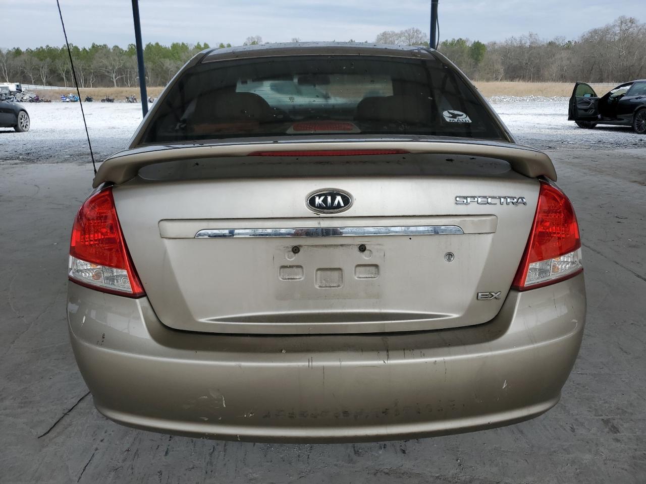 2007 KIA Spectra VIN KNAFE121275458348 Copart auction photo, front end damage thumbnail 6