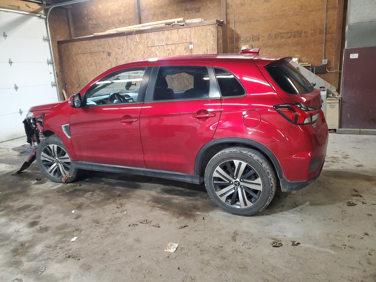 2020 Mitsubishi Outlander VIN JA4AR3AU1LU003283 Copart auction photo, front end / side damage thumbnail 2