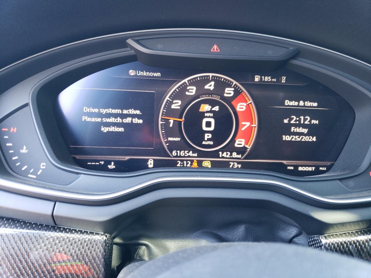 2019 Audi RS4 VIN WAUB4AF47KA006630 Copart auction photo, rear end damage thumbnail 9