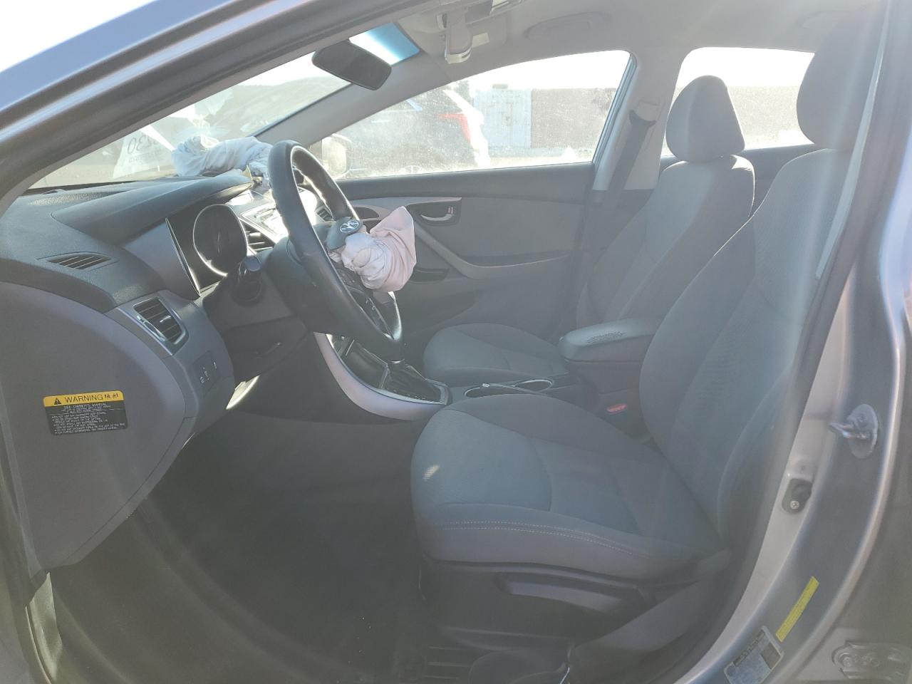 2015 Hyundai Elantra VIN KMHDH4AE8FU414281 Copart auction photo, front end / undercarriage damage thumbnail 7