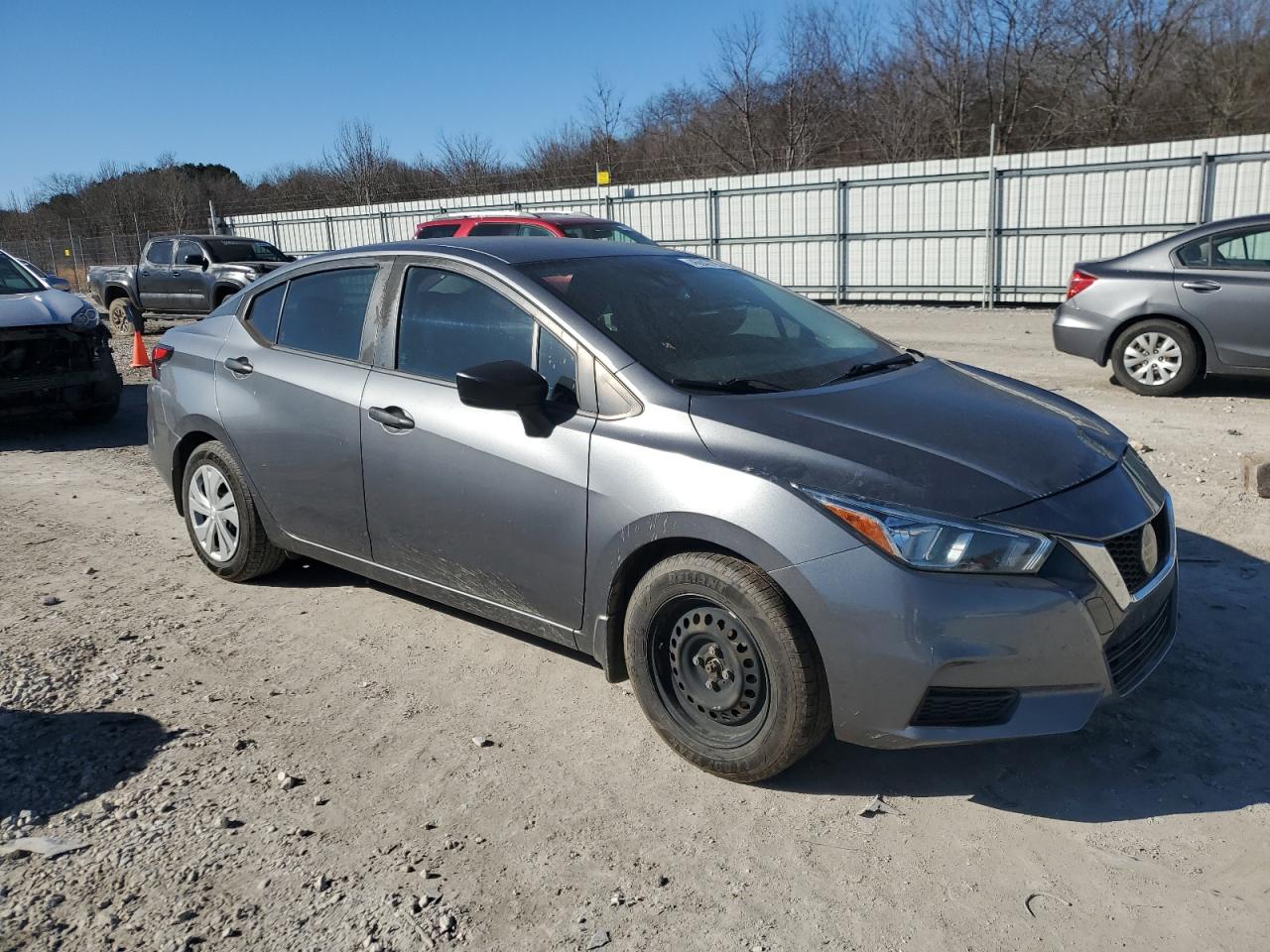 2020 Nissan Versa VIN 3N1CN8DV4LL883842 Copart auction photo, front end / side damage thumbnail 4