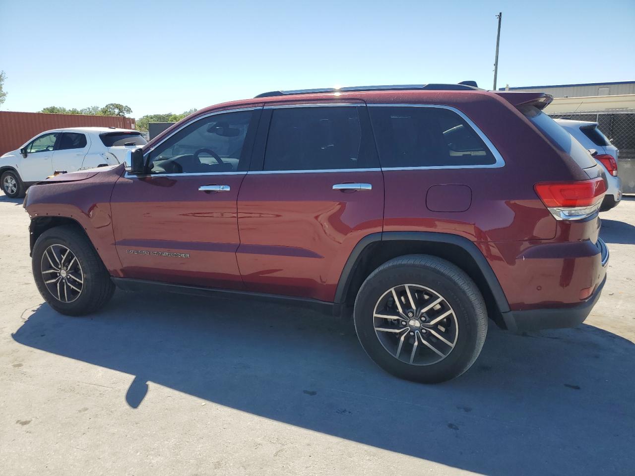 2017 Jeep Grand Cherokee VIN 1C4RJEBG1HC838222 Copart auction photo, front end damage thumbnail 2