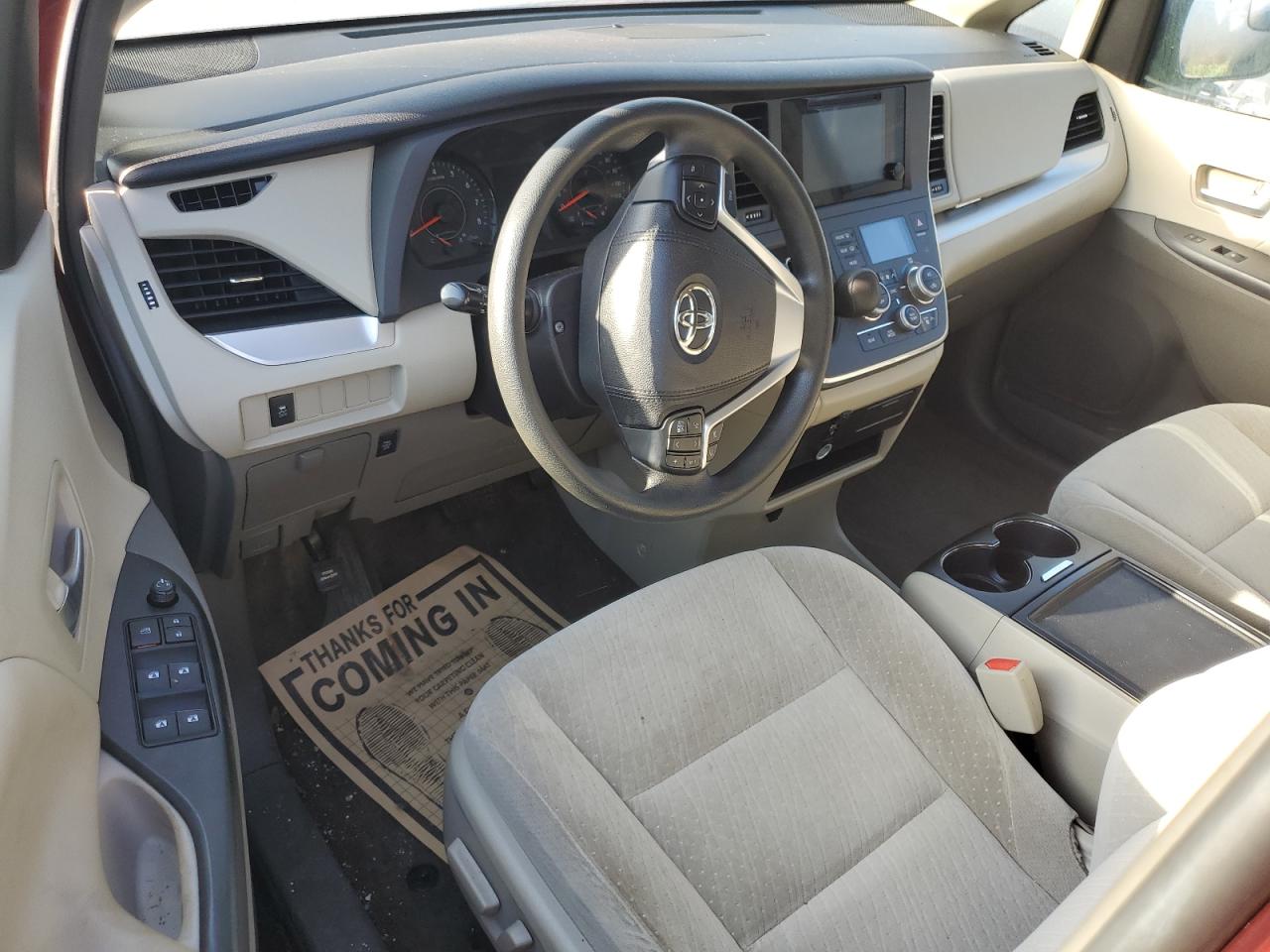 2016 Toyota Sienna VIN 5TDJK3DC4GS138362 Copart auction photo, water/flood damage thumbnail 8