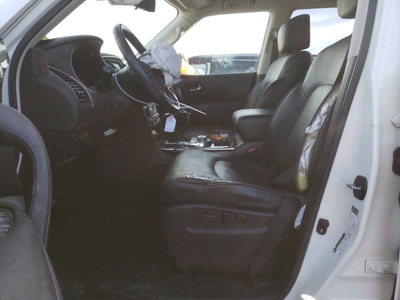 2019 Nissan Armada VIN JN8AY2NE9K9758483 Copart auction photo, front end / side damage thumbnail 7
