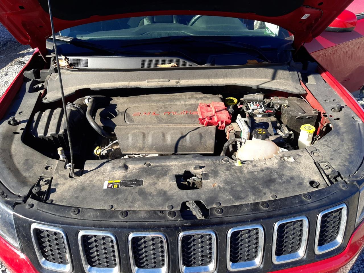 2019 Jeep Compass VIN 3C4NJDBB3KT849991 Copart auction photo, front end / side damage thumbnail 12