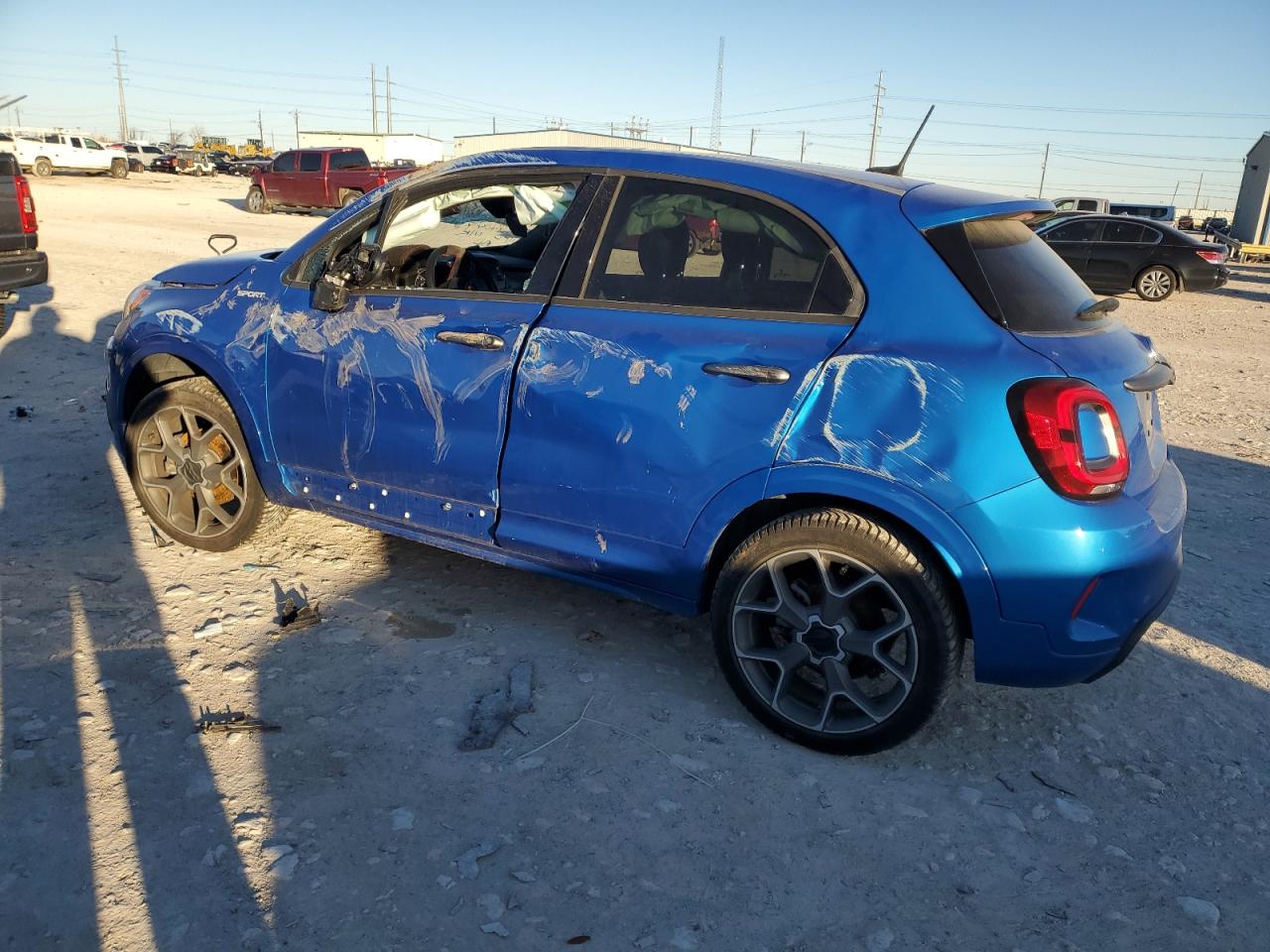 2020 Fiat 500 VIN ZFBNFYC1XLP867279 Copart auction photo, all over damage thumbnail 2