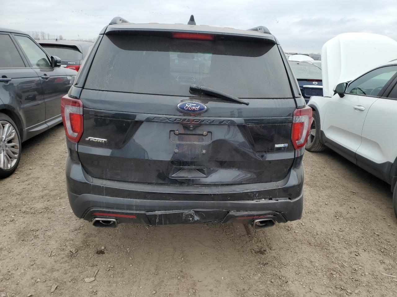 2017 Ford Explorer VIN 1FM5K8GT8HGA74022 Copart auction photo, rear end damage thumbnail 6