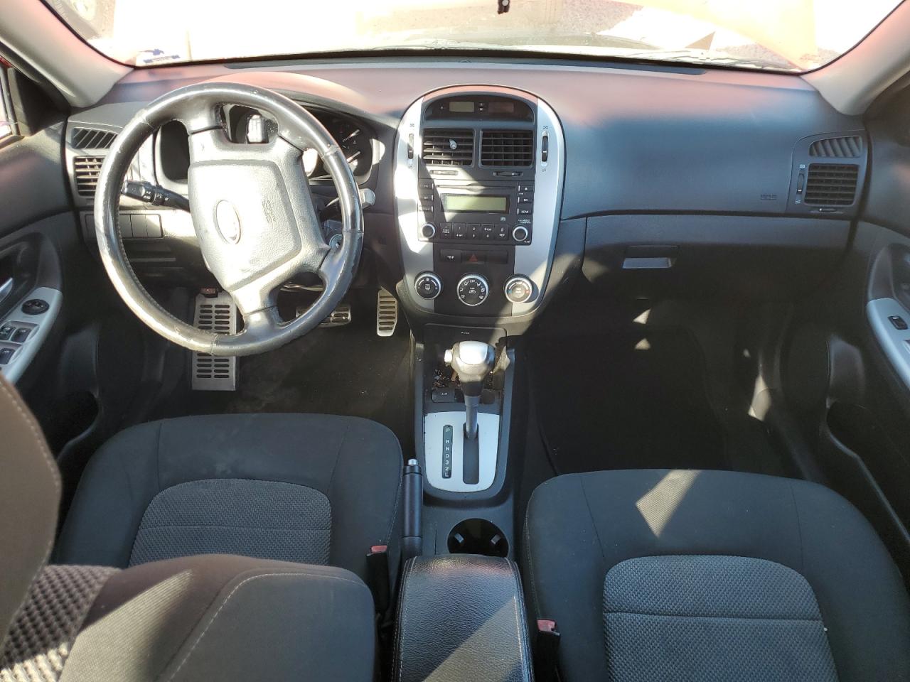 2007 KIA Spectra VIN KNAFE161175005560 Copart auction photo, front end / side damage thumbnail 8
