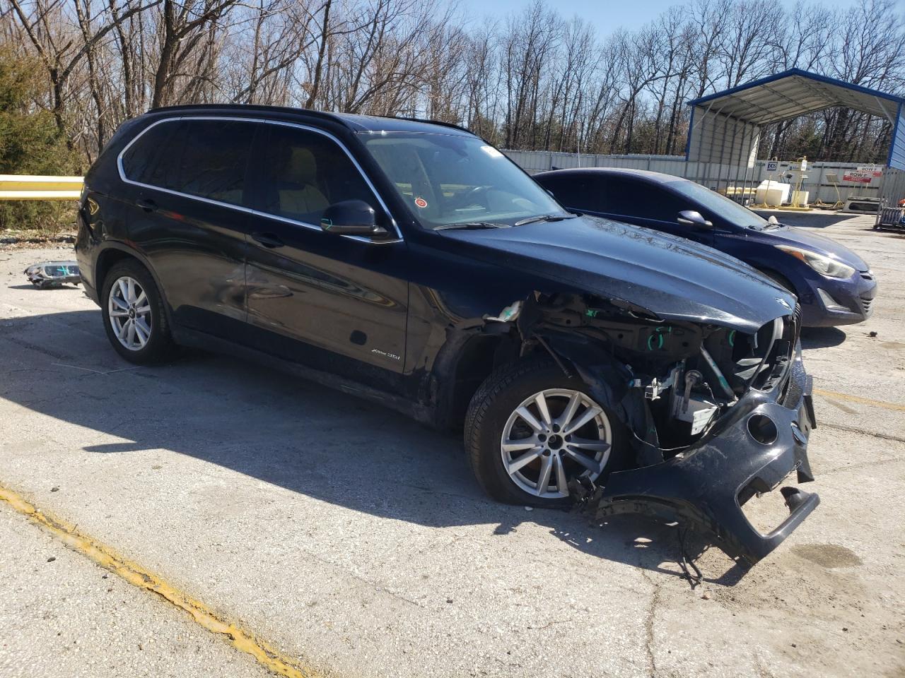 2015 BMW X5 VIN 5UXKR0C56F0K54440 Copart auction photo, front end / hail damage thumbnail 4