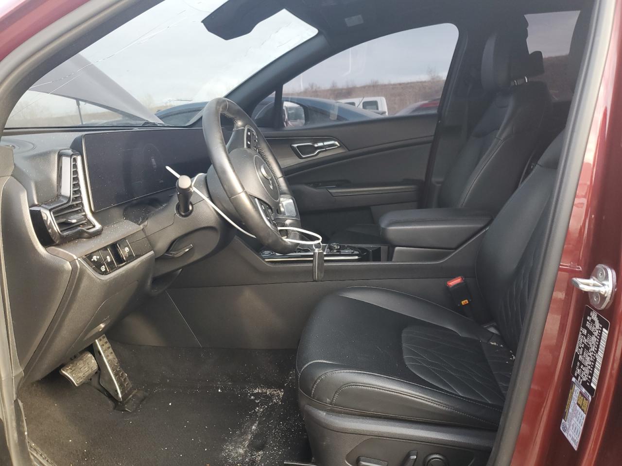 2023 KIA Sportage VIN 5XYK7CAF6PG091496 Copart auction photo, front end / hail damage thumbnail 7