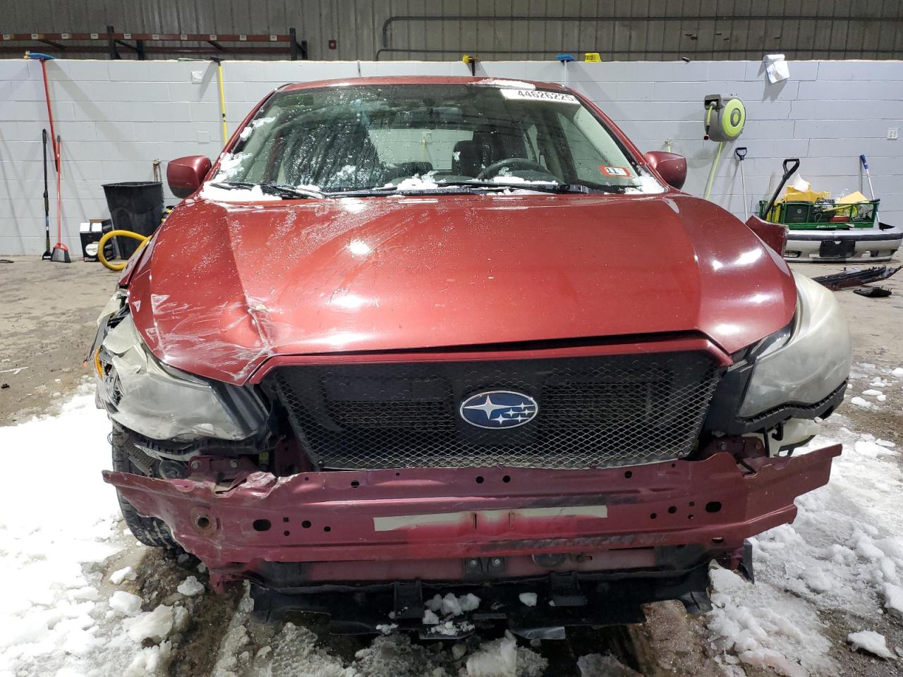 2013 Subaru Impreza VIN JF1GPAC62D2901130 Copart auction photo, front end / rear end damage thumbnail 5