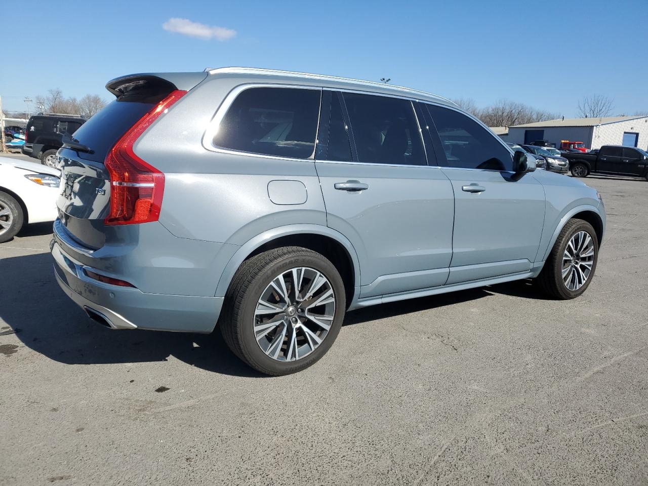 2020 Volvo XC90 VIN YV4102PK5L1585337 Copart auction photo, side damage thumbnail 3