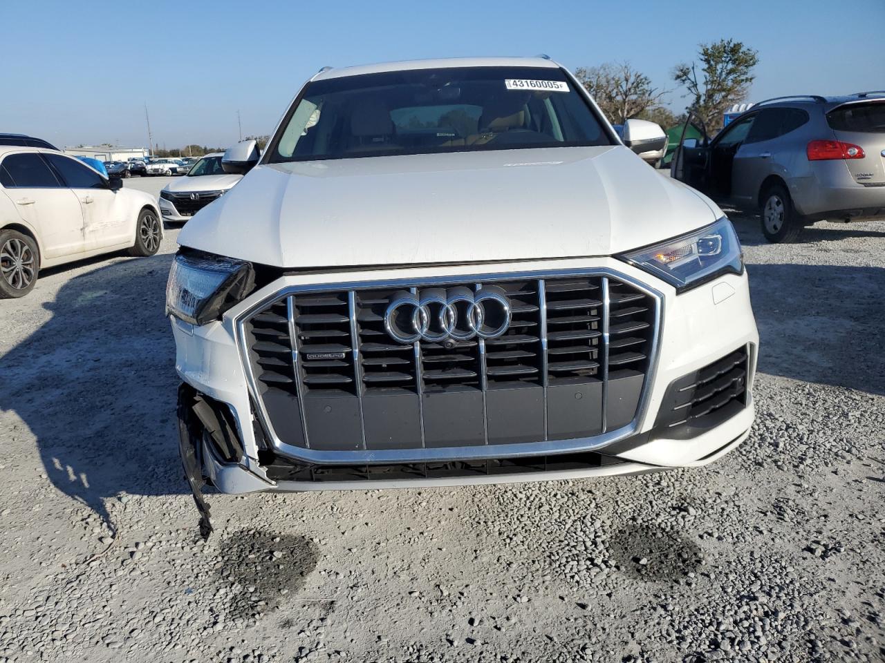 2021 Audi Q7 VIN WA1LXAF79MD013275 Copart auction photo, front end damage thumbnail 5
