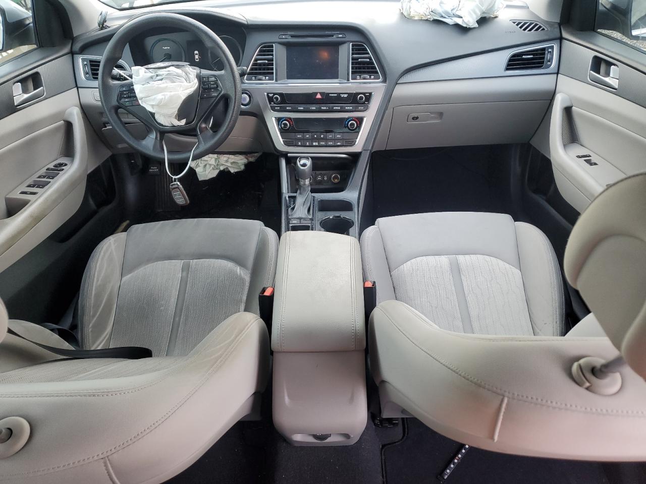 2017 Hyundai Sonata VIN KMHE24L12HA047740 Copart auction photo, front end / minor dent/scratches damage thumbnail 8
