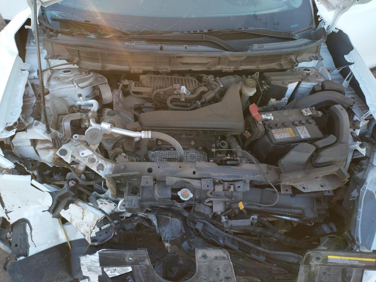 2020 Nissan Rogue VIN JN8AT2MT8LW032020 Copart auction photo, front end / mechanical damage thumbnail 7