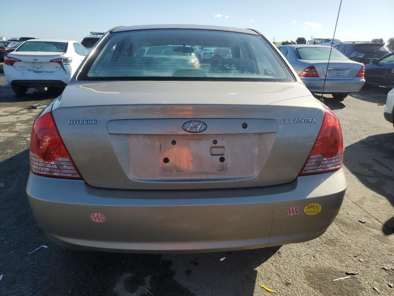 2005 Hyundai Elantra VIN KMHDN46D65U991348 Copart auction photo, front end damage thumbnail 6