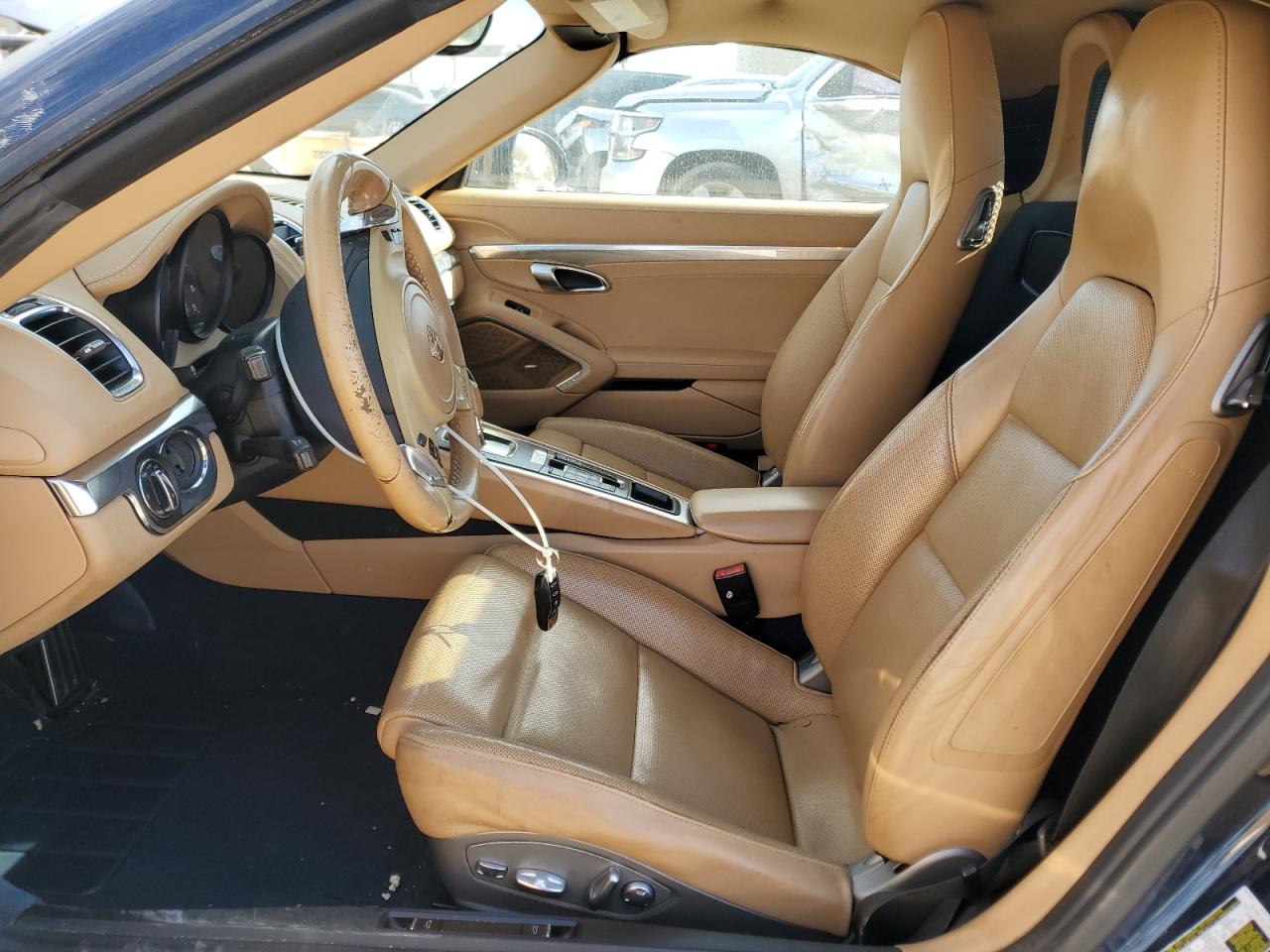 2014 Porsche Boxster VIN WP0CA2A83ES121188 Copart auction photo, front end damage thumbnail 7