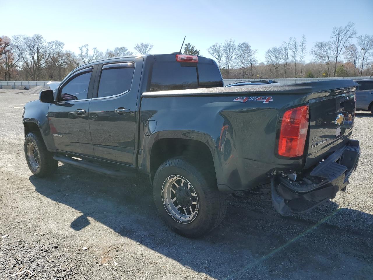2017 Chevrolet Colorado VIN 1GCGTCEN8H1317381 Copart auction photo, front end / rear end damage thumbnail 2