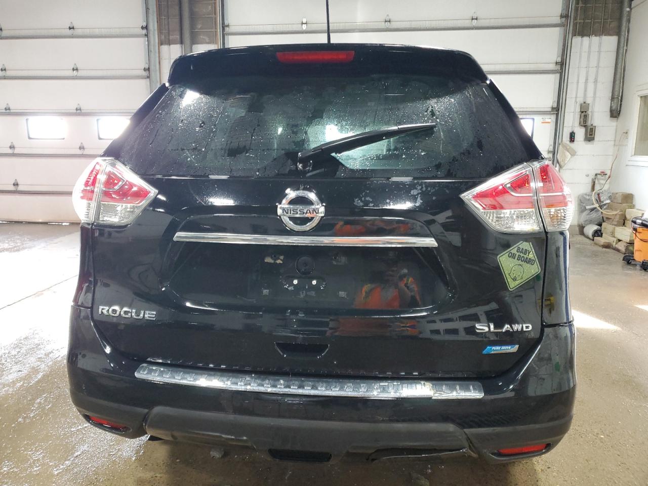 2014 Nissan Rogue VIN 5N1AT2MV4EC814151 Copart auction photo, front end / rear end damage thumbnail 6