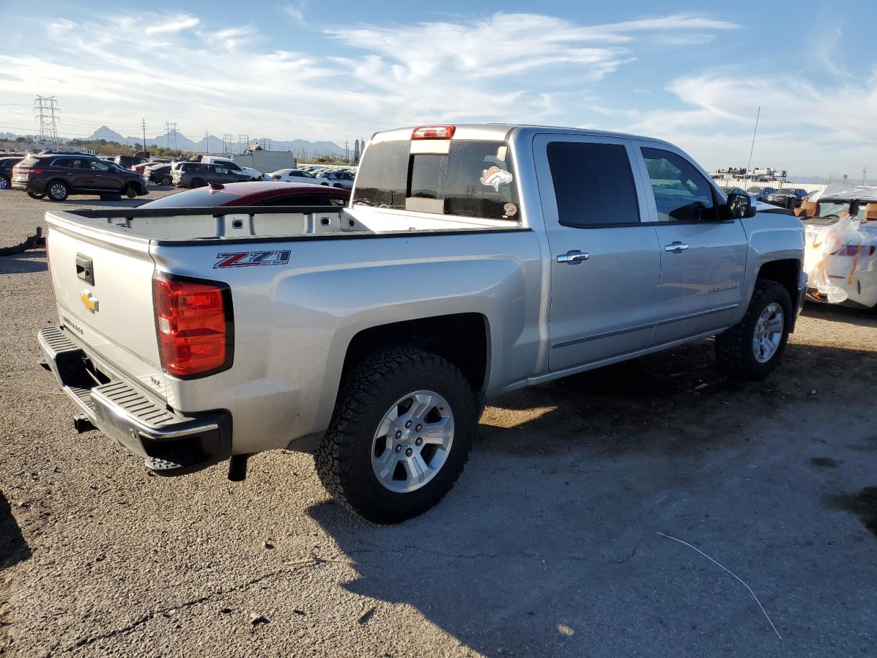 2014 Chevrolet Silverado VIN 3GCUKSEC6EG204704 Copart auction photo, front end / mechanical damage thumbnail 3