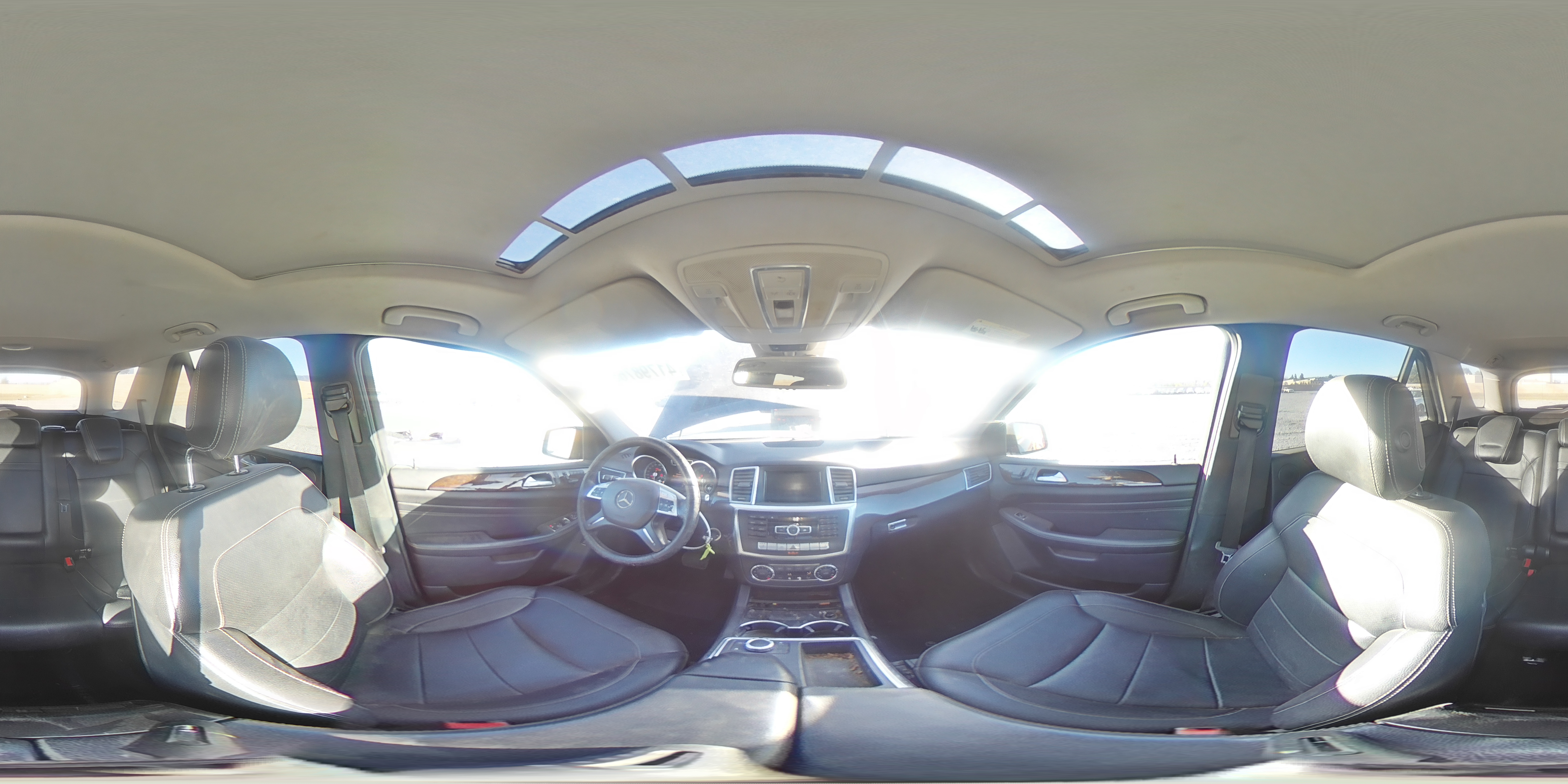 2014 Mercedes-Benz M-klasse VIN 4JGDA5JB8EA336617 Copart auction photo, front end damage thumbnail 13
