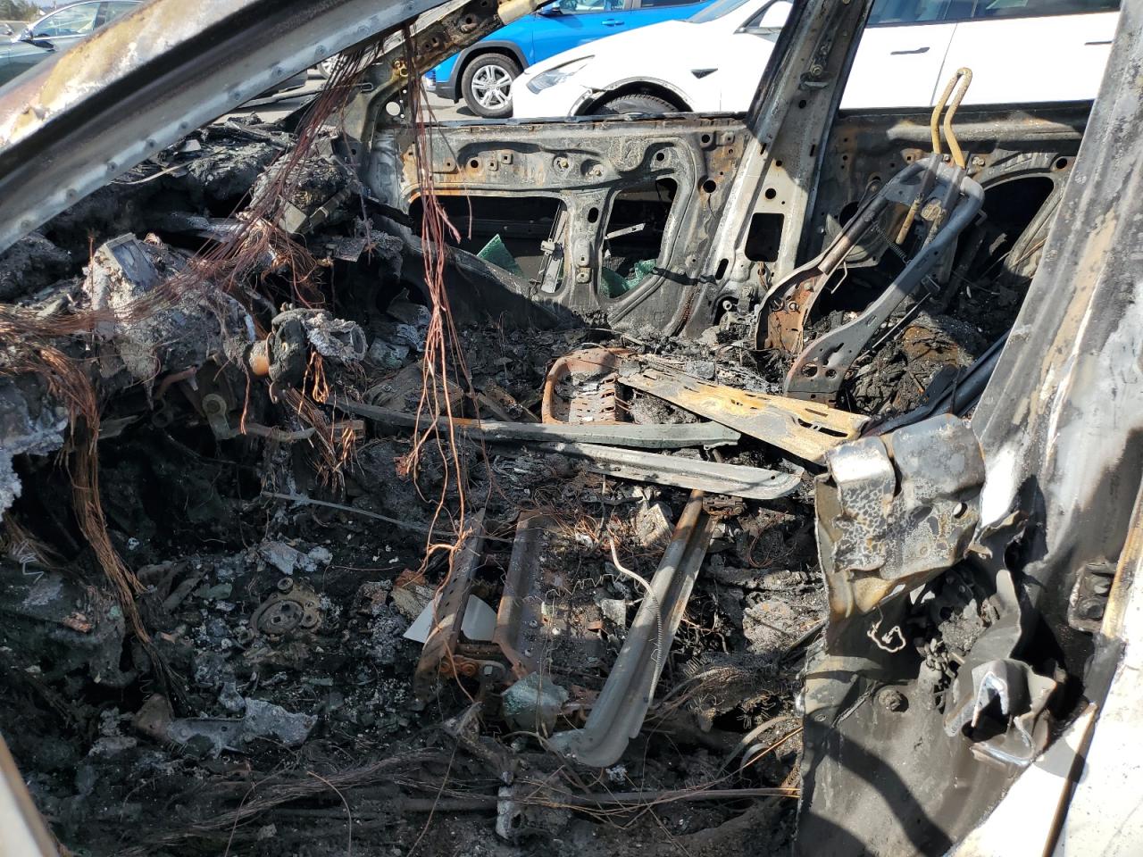 2018 Acura TLX VIN 19UUB3F60JA006161 Copart auction photo, burn - interior / burn damage thumbnail 7