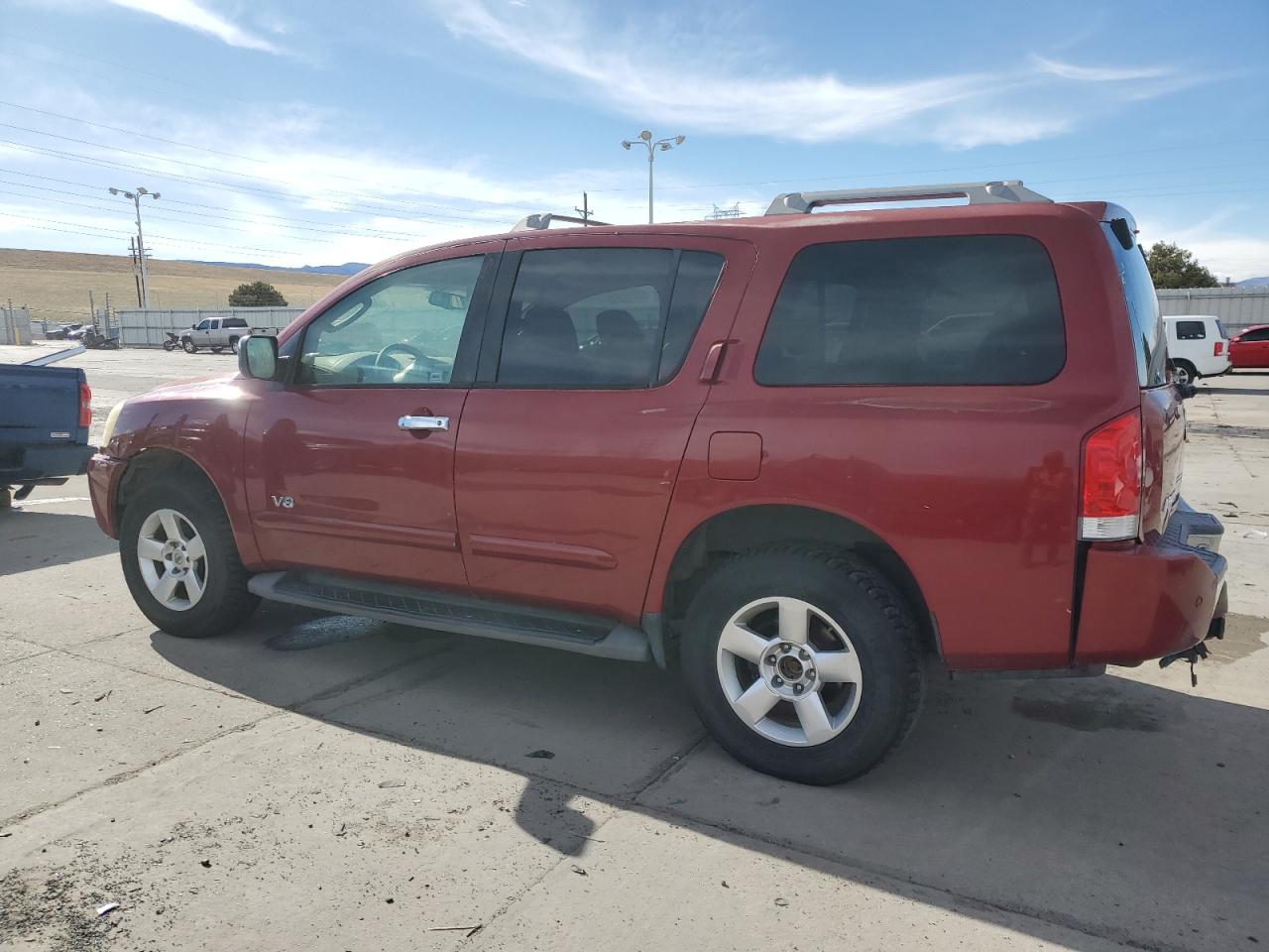 2006 Nissan Armada VIN 5N1AA08B86N716126 Copart auction photo, rear end / front end damage thumbnail 2