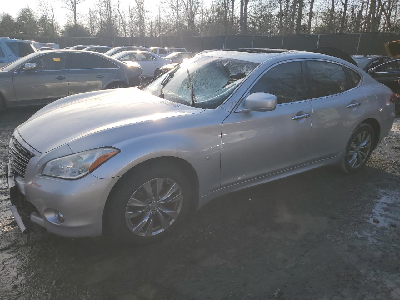2014 Infiniti Q70 VIN JN1BY1AR9EM320571 - Copart auction photo