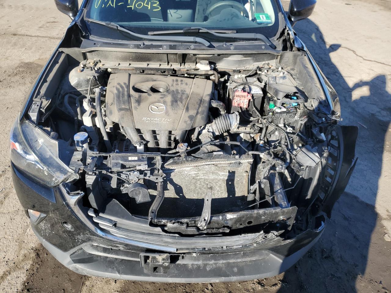 2018 Mazda CX-3 VIN JM1DKFB70J1307043 Copart auction photo, all over damage thumbnail 12