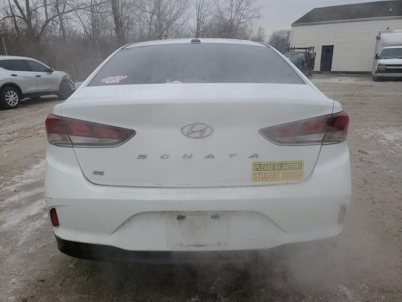 2018 Hyundai Sonata VIN 5NPE24AF4JH640498 Copart auction photo, side / front end damage thumbnail 6