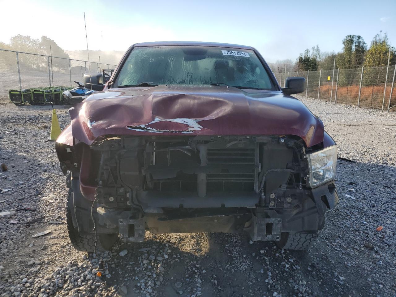 2017 RAM 1500 VIN 1C6RR7FT4HS750676 Copart auction photo, front end damage thumbnail 5
