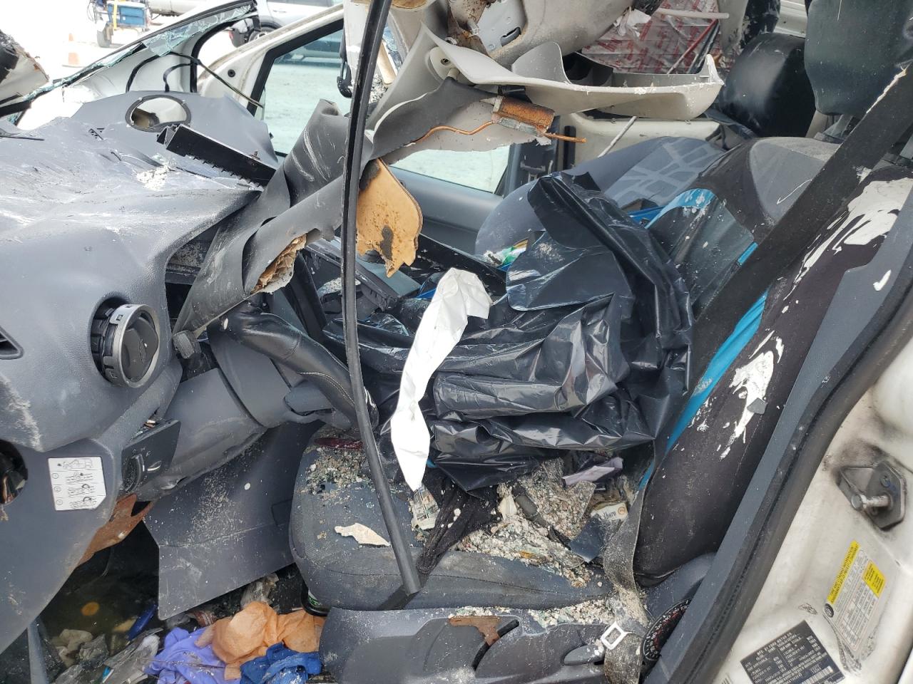 2010 Ford Transit VIN NM0LS6BNXAT002645 Copart auction photo, all over damage thumbnail 7