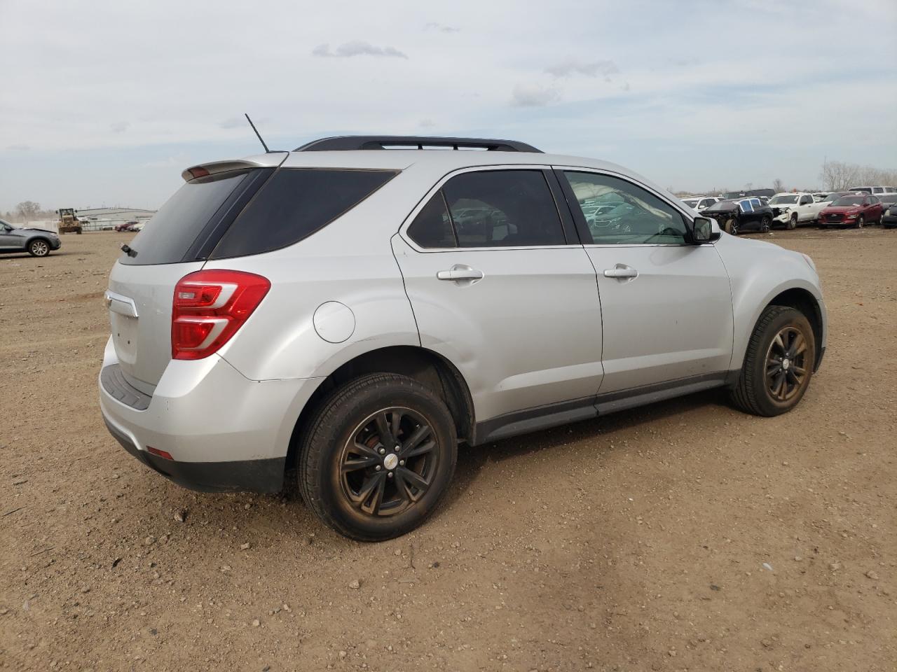 2017 Chevrolet Equinox VIN 2GNALCEK8H1584209 Copart auction photo, side / front end damage thumbnail 3