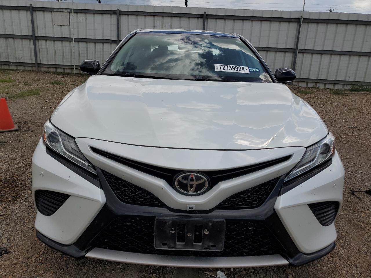 2020 Toyota Camry VIN 4T1K61AK6LU384940 Copart auction photo, rear end / minor dent/scratches damage thumbnail 5