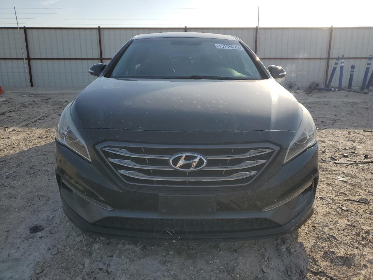 2015 Hyundai Sonata VIN 5NPE34AF6FH098518 Copart auction photo, front end damage thumbnail 5