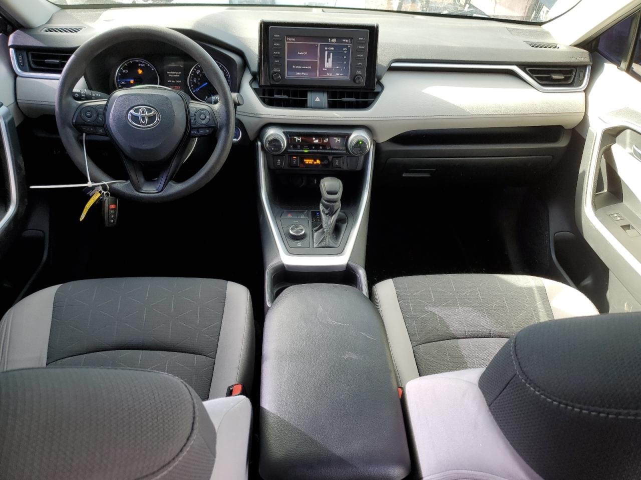 2019 Toyota RAV 4 VIN 2T3RWRFV9KW016418 Copart auction photo, front end damage thumbnail 8